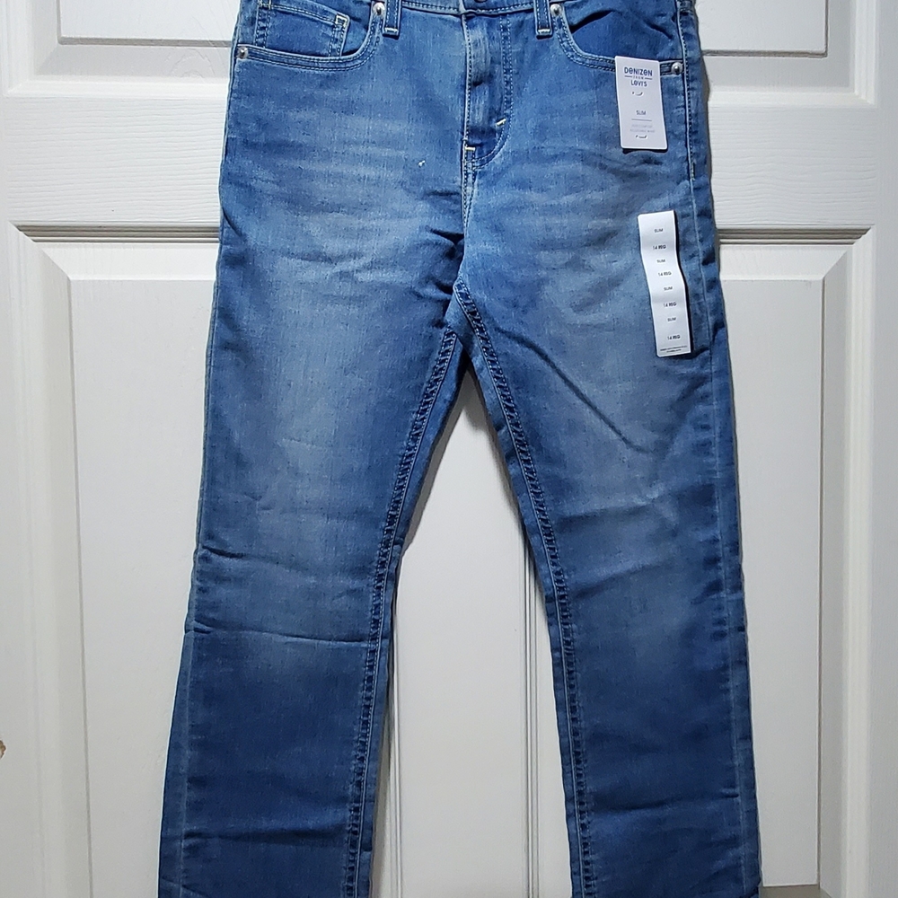 Denizen from Levi's Girl's Light Blue Straight Jeans
